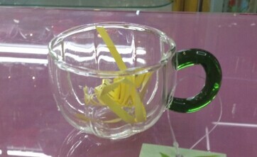 Heatproof glass cup handle cup