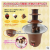 Creative Home Daily Mini Three-Layer Chocolate Fountain Machine/Chocolate Homemade Melting Tower/with Heating