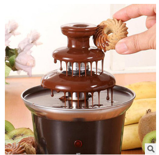 Creative Home Daily Mini Three-Layer Chocolate Fountain Machine/Chocolate Homemade Melting Tower/with Heating