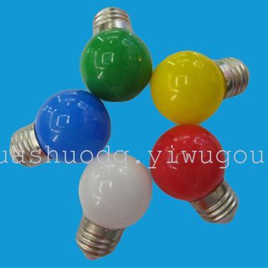 LED colored bulbs G45-B22/E27-1072
