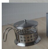 Ceramic stainless steel tea pot tea infuser coffee set gift cup sugar pot