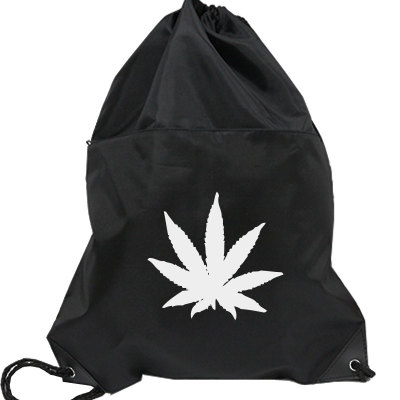 Boys and Girls Double-Shoulder Swimming Bag Swimming Bag Jamaica Hemp Leaf Backpack Casual