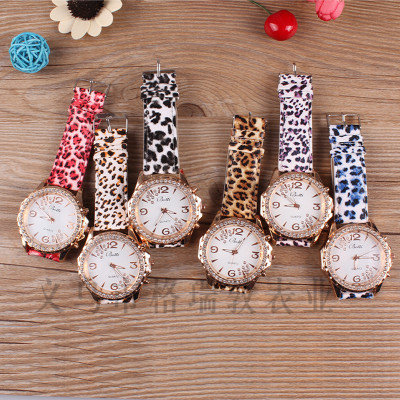 Professional wholesale trade explosions couple table women's fashion trend Leopard print watch