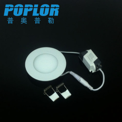 4W / LED panel light / ultra-thin LED downlight / round / SANAN / constant current drive