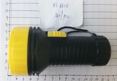 Factory Direct Sales Plastic KT-6288 Dry Battery Flashlight LED Flashlight Wholesale
