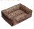 Fashion pet Leopard square fall/winter warm dog's litter of Teddy bear dog bed sofa wholesale