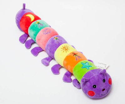 Express plush toy large colorful caterpillar doll, doll as doll birthday gift girl