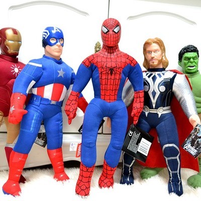 Avengers Spider-man iron man Thor plush doll dolls doll child birthday girls