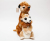Manufacturers continuously sell a mother and son plush toy with express kinship material