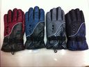 Three-button Plaid riding gloves waterproof anti-slip gloves