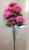 High simulation flower artificial flower decorative canes wedding decoration 7 Pole snow globe