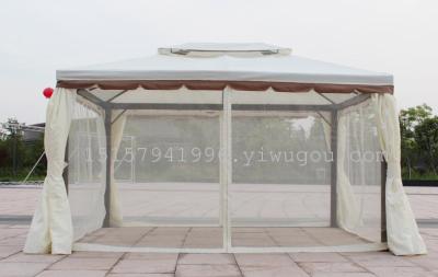 Roman Column Aluminum Alloy Pavilion Mesh Tent Advertising Canopy Sunshade Tent Outdoor Pavilion Wedding Big Umbrella