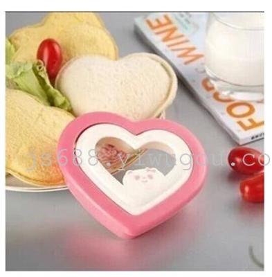 Sandwich mould mold boxed love making toast bread mold