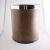 Double-Layer Steel Ring Brown Trash Can