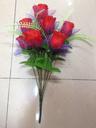 Promotional home decorations simulation flower artificial flower 9 yarn headband welcome bud