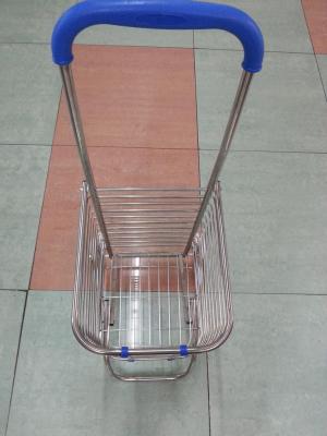 Shopping cart, folding cart, crawler cart, small pull cart, trolley stainless steel.