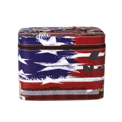 The magnified version of The star flag vintage high - end cosmetic case professional cosmetic case, handbag, cosmetic case and jewelry box