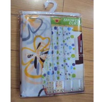 PEVA bath curtain printing shower curtains foreign trade shower curtains bath curtains necessary