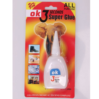 No albino strong adhesive strength and quick-drying adhesive transparent