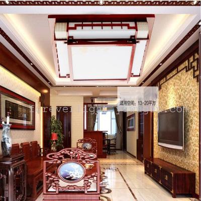 Chinese-style ceiling lights round the living room bedroom new modern solid wood study lamp Chinese style lamps LED lamps