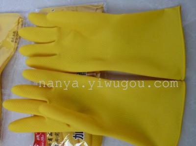 Giant cheap 105g resistant to acid and alkali thickening type latex household gloves industrial gloves