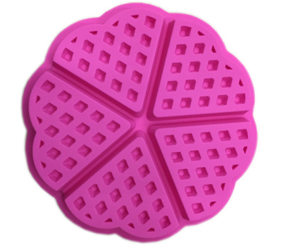 New listing petal-shaped waffles die afternoon tea snacks die ice mold silicone cake mold