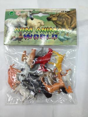 Simulation of plastic PVC imitation animal toys farm animal YL-D073 bagged