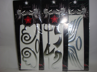 Acrylic resin series series decorative soft rubber automotive beauty stickers
