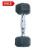 "Factory direct" fixed rubberized dumbbells Pack hot rubber dumbbell set rubber covered dumbbells fitness equipment