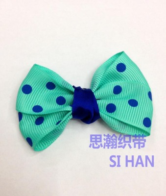 Points thread printed point 4 ear wrap waist bow for children headwear accessories clothing accessories bow
