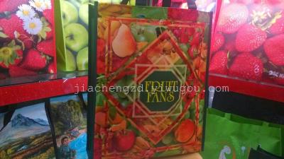 Non-woven reusable bag shopping bag Tote gift bags non-woven fabric coated bag fruit series
