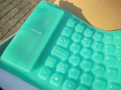 Js-8055 silicone keyboard color box 109 keys silicone keyboard