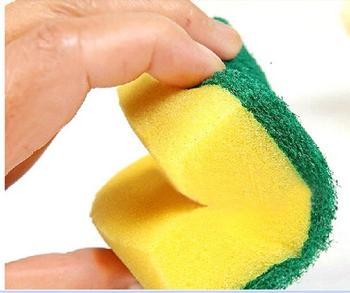 Dishwashing sponge brush pot clean cloth kitchen towel cloth scouring the kitchen Pan scouring brush brush brush