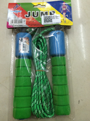 Count jump rope clip with sponge handle and cotton glue
