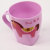 Simple cartoon printed mug Cup lovers with handle plastic brush cups large wash Cup