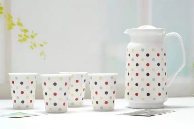 Heat-resistant ceramic cold jug Kettle large teapot export bulk water glass of juice jug