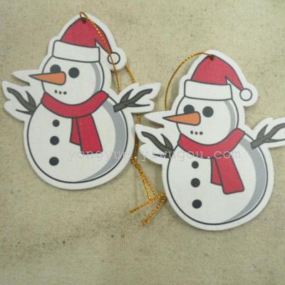 Manufacturers supply wooden gifts, Christmas snowman ornaments Christmas decorations Christmas tree snowflakes