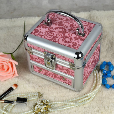 Guan Yu hot Korean version of cellular aluminum alloy automatic drawer jewelry jewelry jewelry box storage box