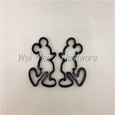 Aluminum-alloy shaped carabiner key rings outdoor products new styles of Mickey Mouse