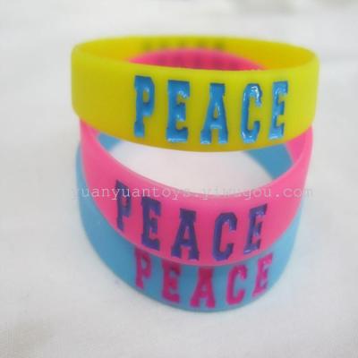 Silicone bracelet hollow fill oil fill silicone bracelet jewelry gift toy