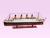 80CM Titanic finished solid wood model ship decorative ornaments, high-end home furnishings