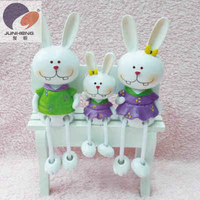 Miffy Bunny dolls resin dolls and creative wedding gifts home decorations hanging foot 5096