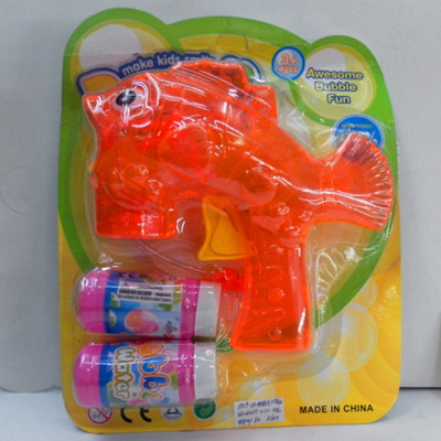 3939-3A load inertia clownfish self-priming suction plate bubble gun, educational toys