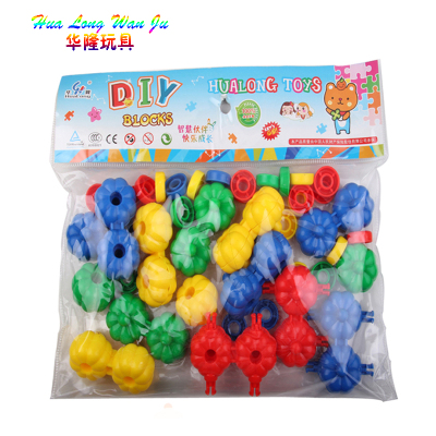 Hualong 6002 early childhood education educational DIY plastic toys Desktop Intelligence toys