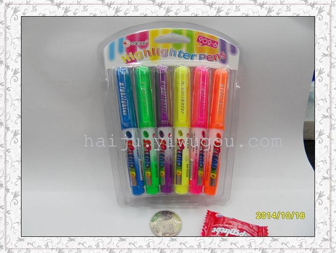 荧光笔 全机械组笔 质量上乘 畅销国外 优质低价 多色