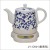 Plain blue-and-white computer Board Jia Xuan, a genuine handicraft ceramic balloons flowers gift automatic electric kettle