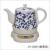 Plain blue-and-white computer Board Jia Xuan, a genuine handicraft ceramic balloons flowers gift automatic electric kettle