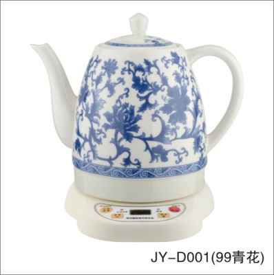 Blue 99 Jia Xuan, a genuine handicraft ceramic balloons flowers gift automatic electric kettle