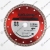 Diamond cutting saw blade