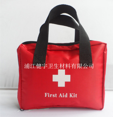 Medical first aid medical charge carrying a bus carrying emergency package spot